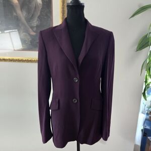 Louis Feraud Dark Purple Blazer